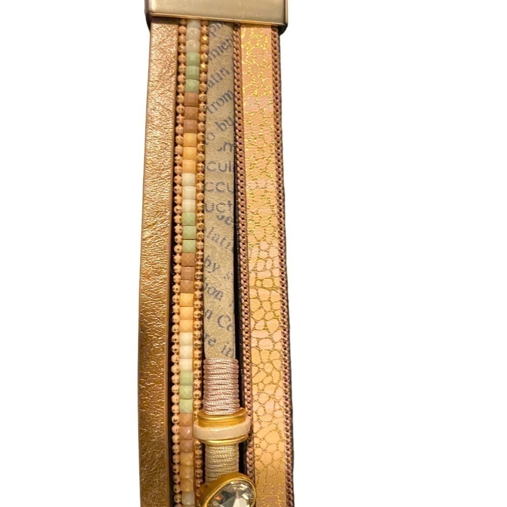 BRACELET With Magnetic Closure With Various Beads and Findings - Picture 4 of 6